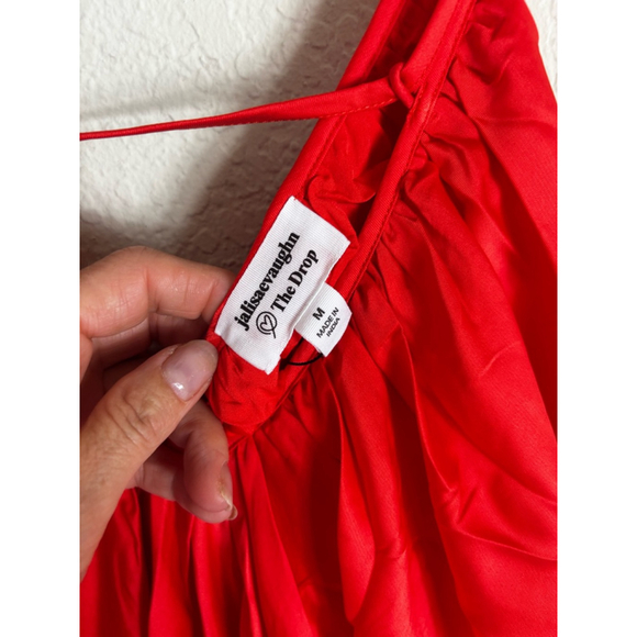 Women's The Drop Fiesta Size Cowl Dress Red Size M - Picture 4 of 8